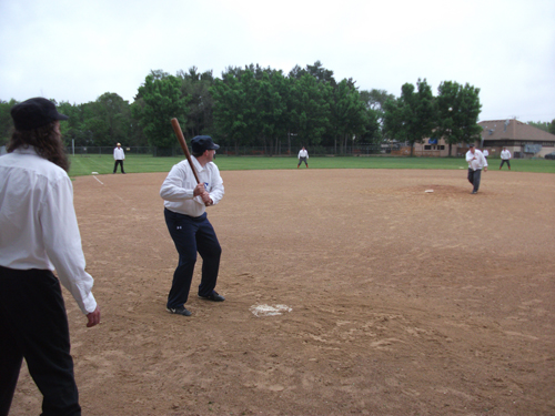 Adam "Meiser" Smith waits for his pitch to hit